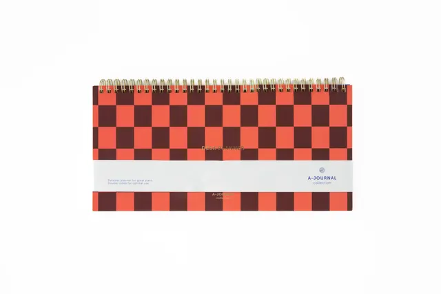 a-journal-spiral-deskplanner-tischplaner-kariert image 1
