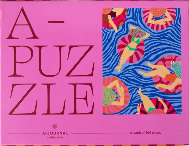 a-journal-lifestyle-puzzle-pool-party-1000-teile-bunt image 1
