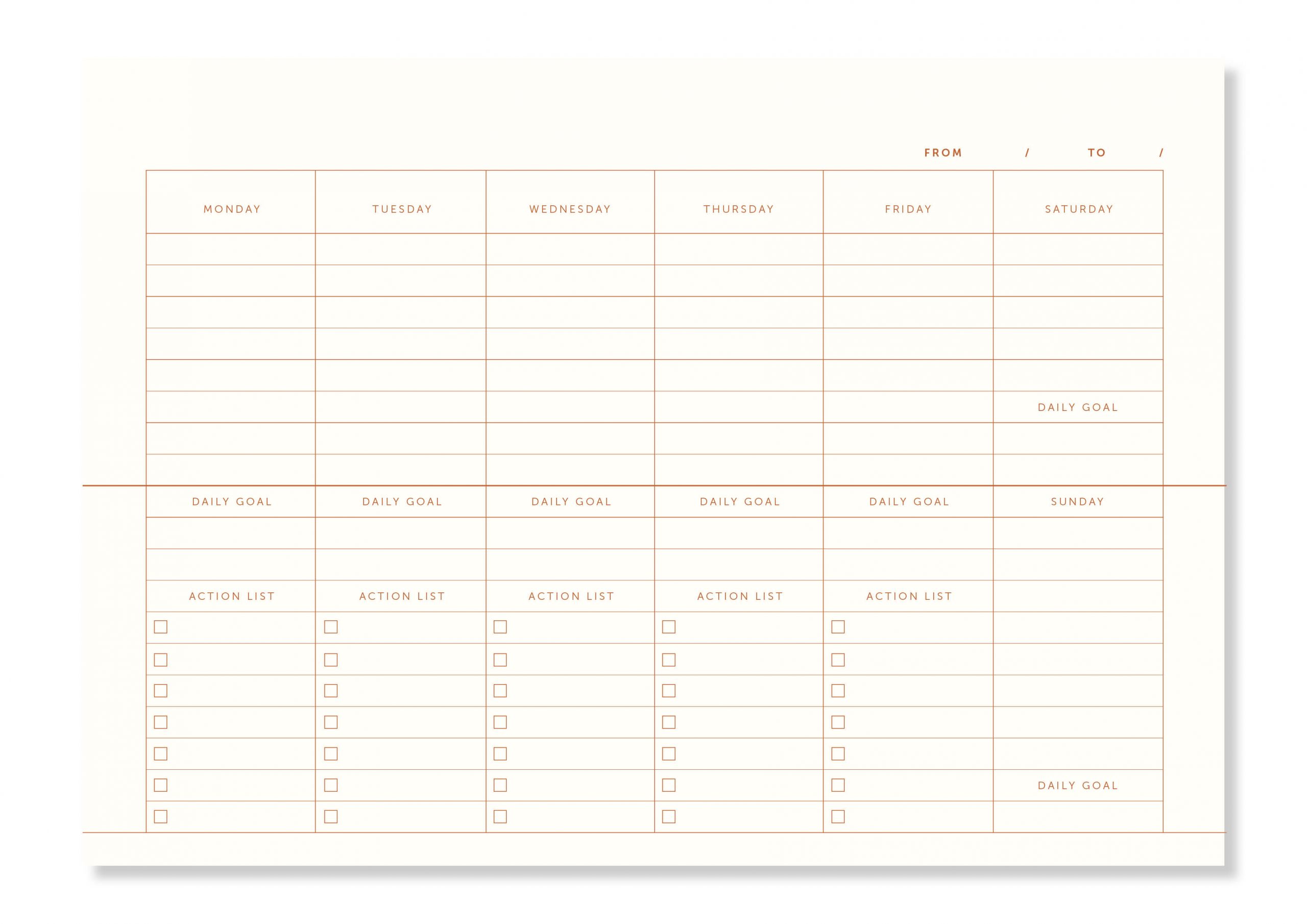 a-journal-deskplanner-linen-schreibtischkalender-leinen image 2