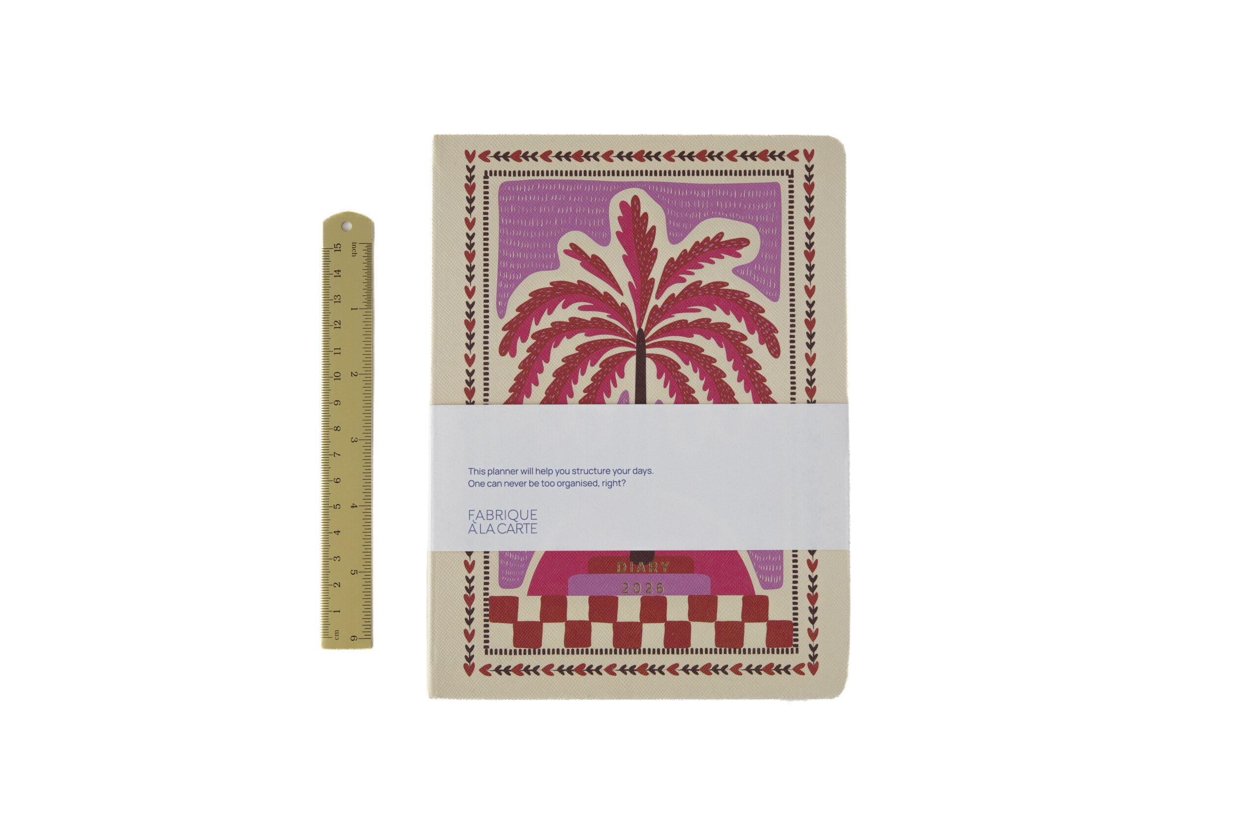 a-journal-fabrique-diary-2026-kalender-palmtree-pink image 4