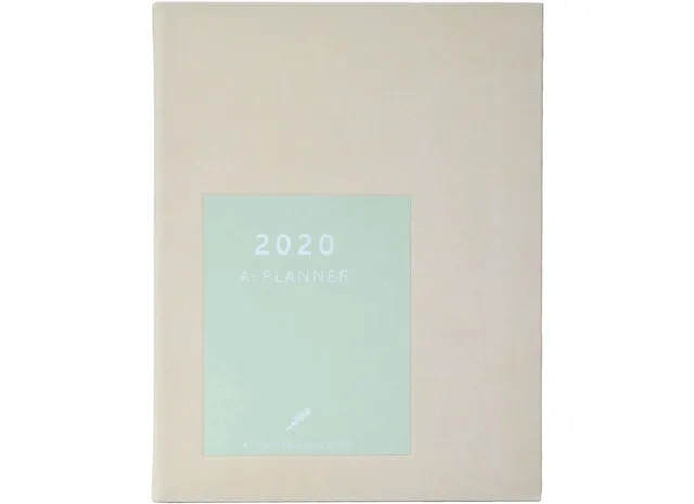 a-journal-a-planner-2020-linnen-planer-tagesplaner image 1