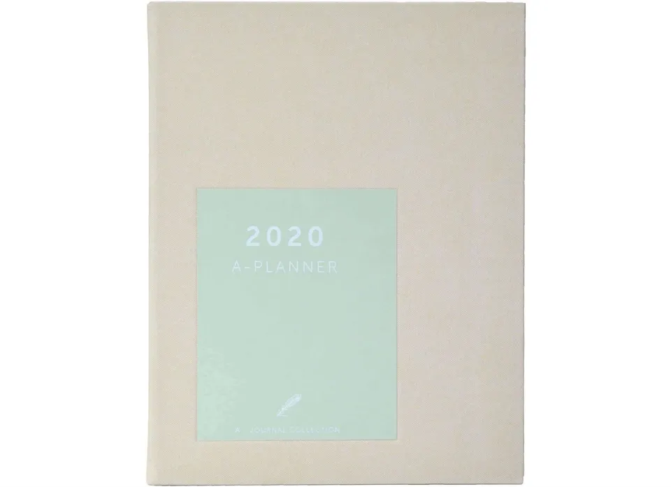 a-journal-a-planner-2020-linnen-planer-tagesplaner image 1