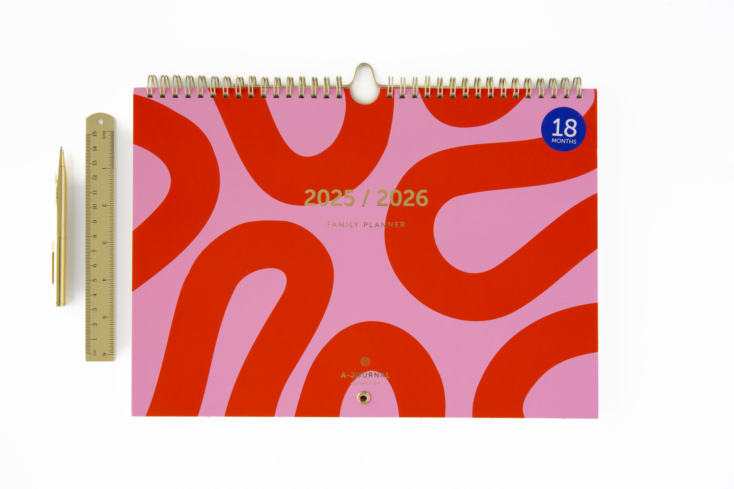 a-journal-family-planner-flow-pink-familienplaner-18-monate image 2
