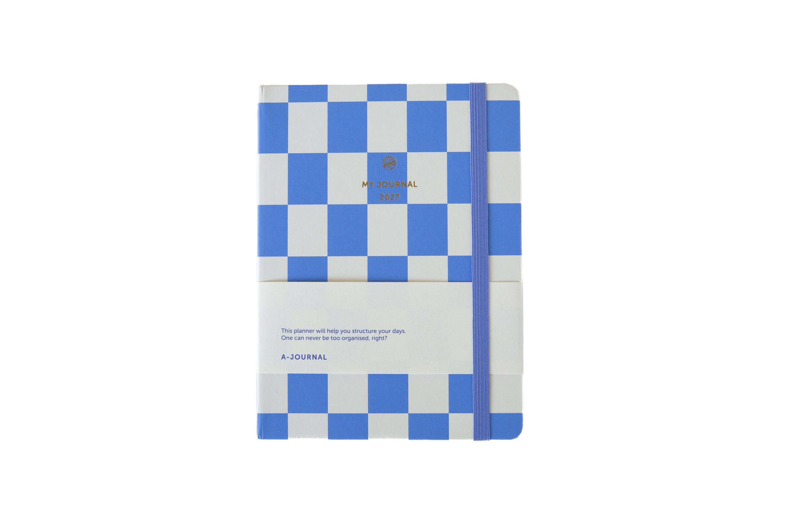 my-journal-diary-2027-tagebuch-kariert-blau image 1