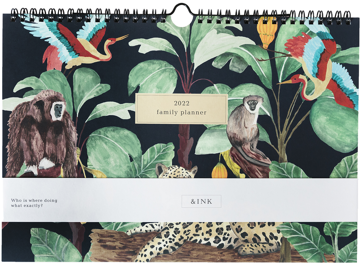 a-journal-ink-family-planner-2022-familienplaner-blau image 1