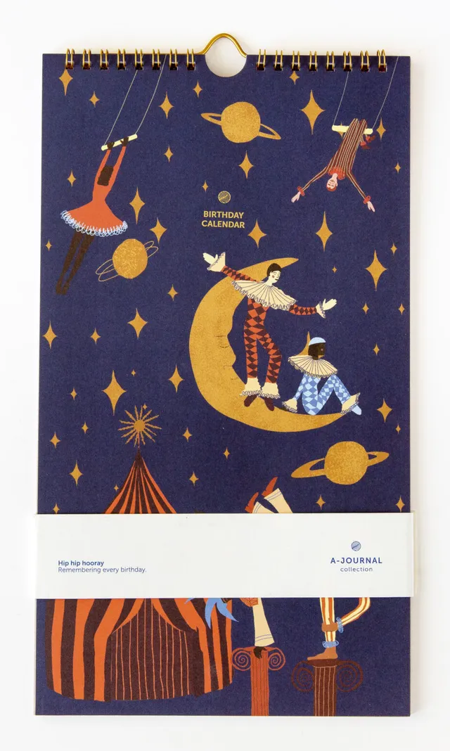 a-journal-birthday-calendar-circus-geburtstagskalender-ewig image 1