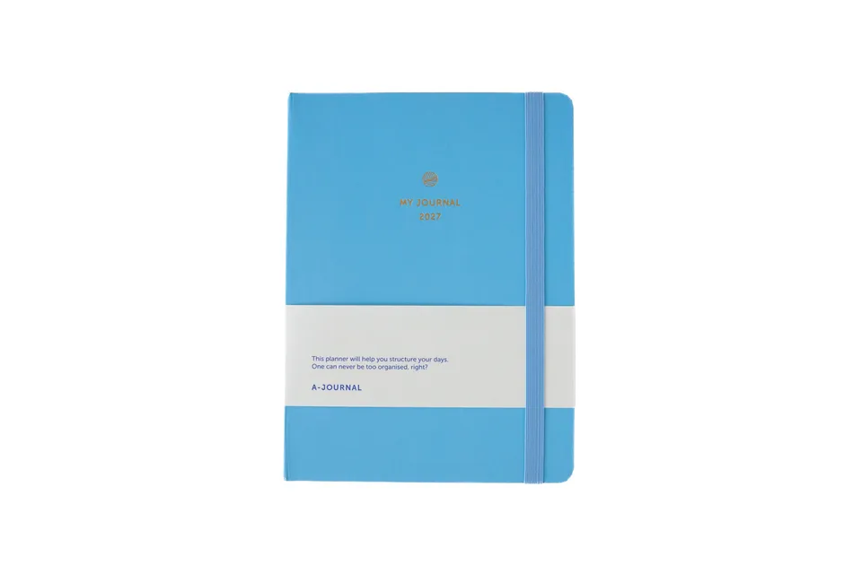 a-journal-my-journal-diary-tagebuch-kalender-2027-hellblau image 1