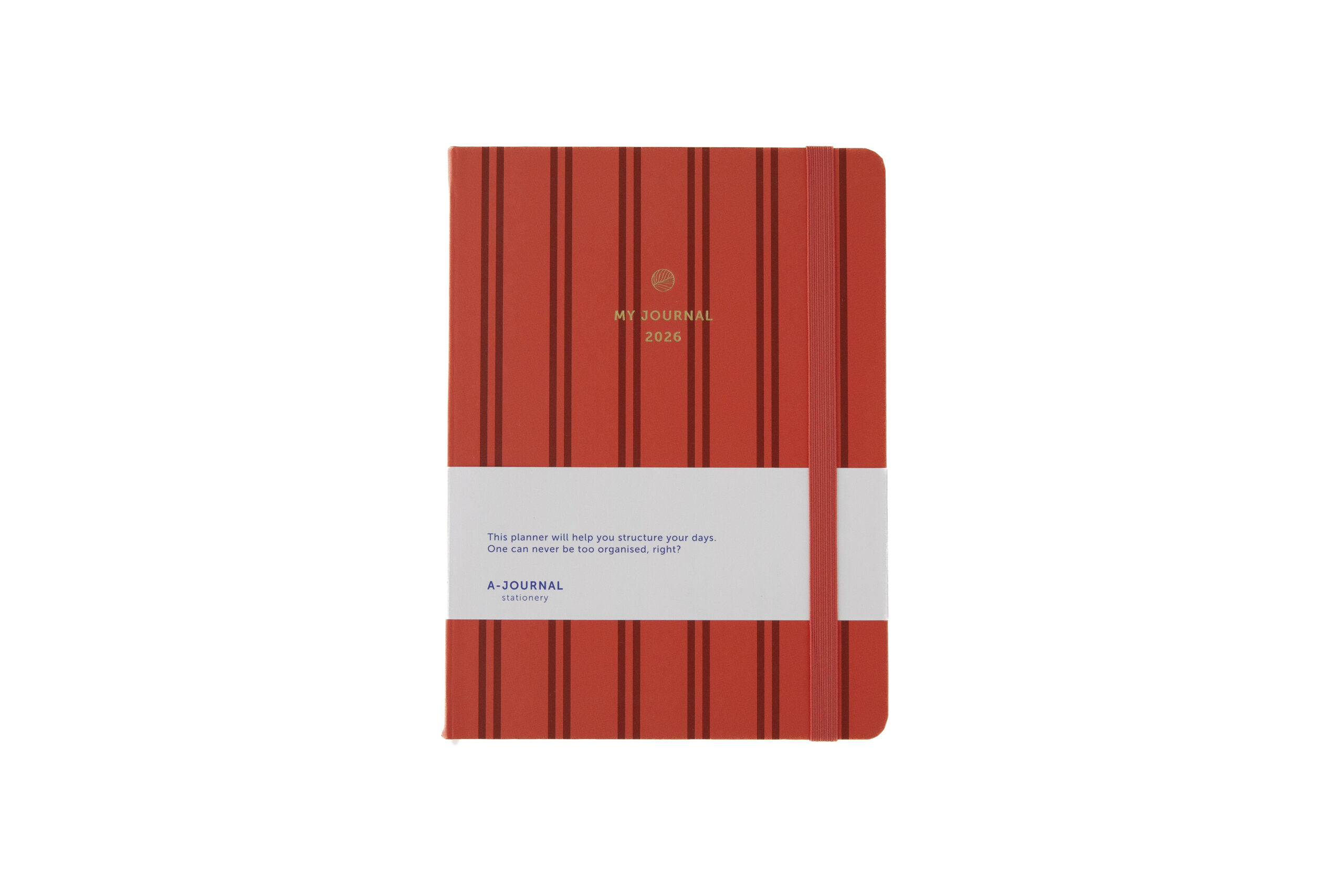 a-journal-my-journal-2026-stripes-coral-tagebuch image 1