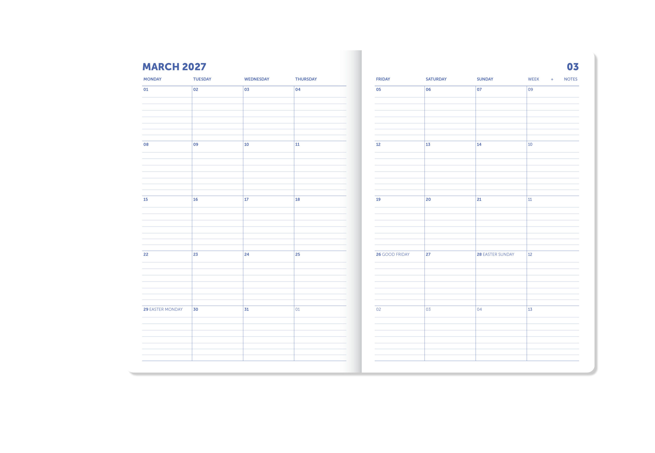 a-journal-monthly-journal-diary-2027-kalender-24-monate image 4