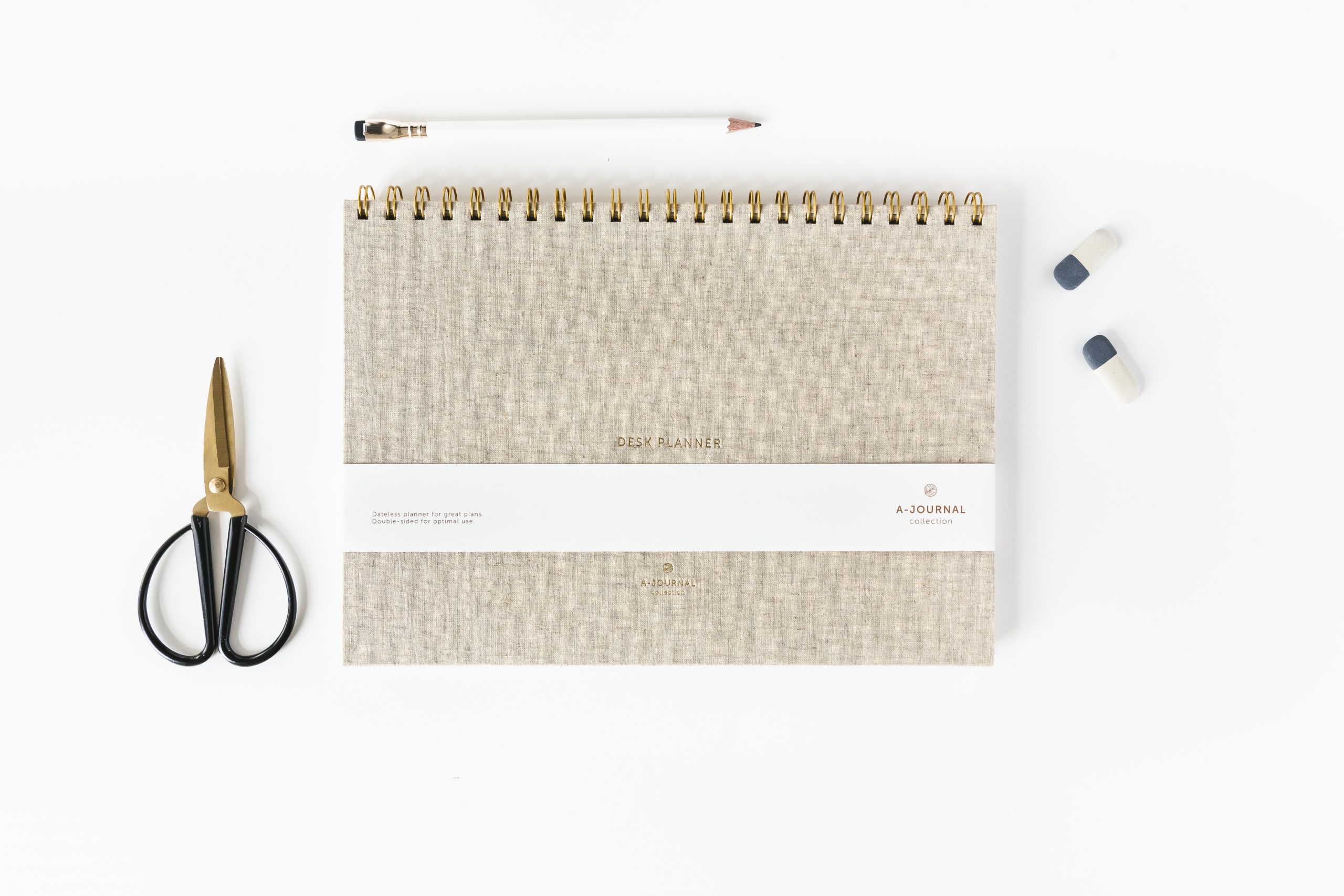 a-journal-deskplanner-linen-schreibtischkalender-leinen image 4