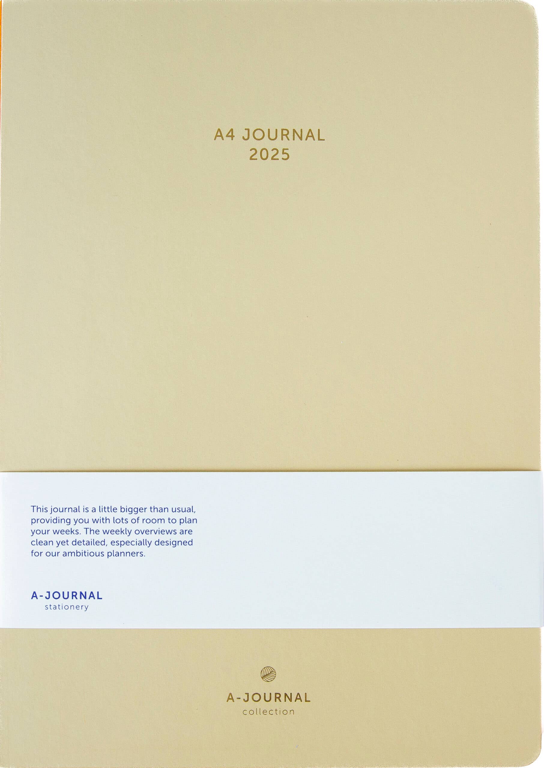 a-journal-a4-diary-2025-tagebuch-orange-a4 image 2