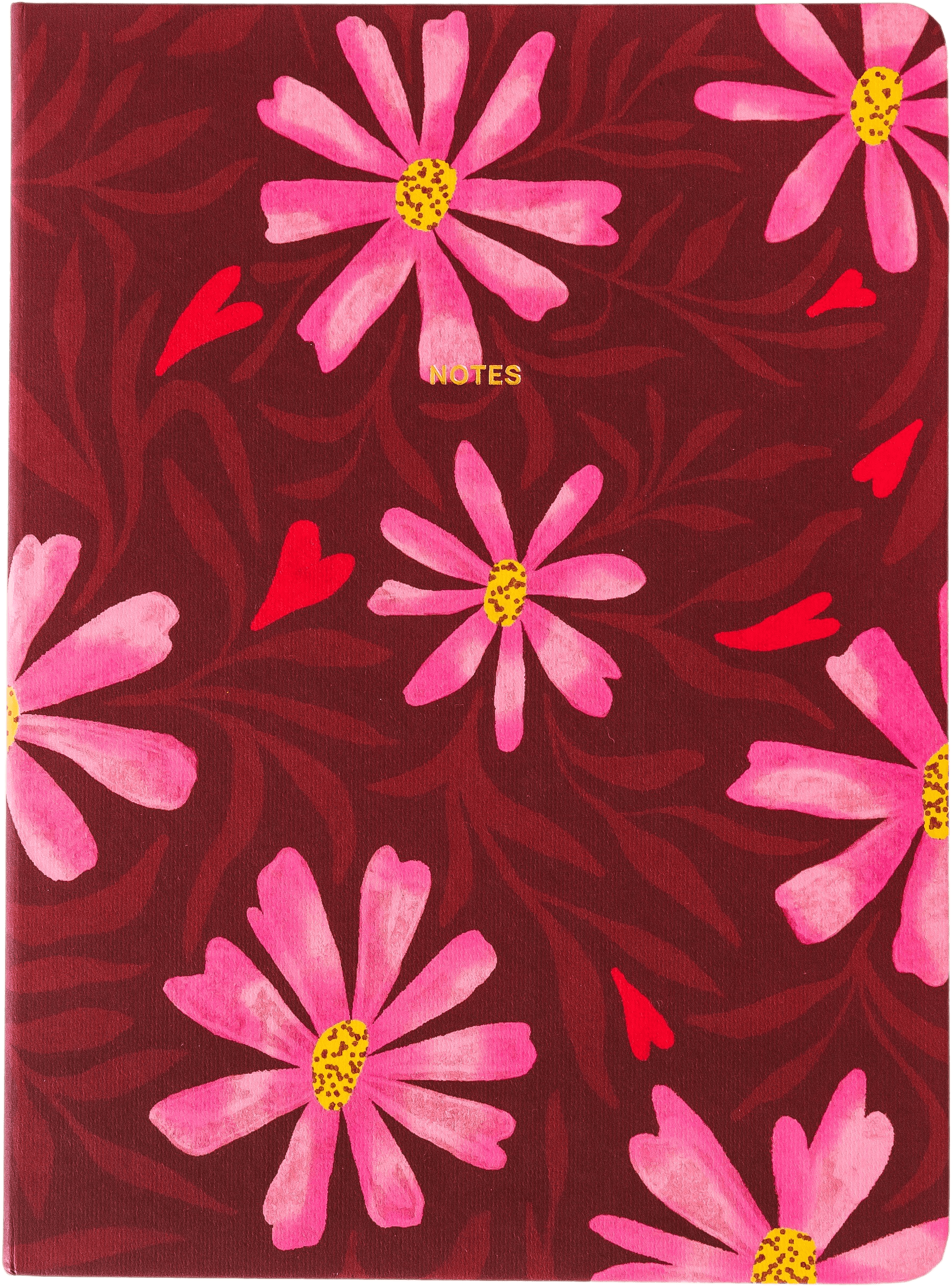 a-journal-notebook-flowers-notizbuch-blumen image 1