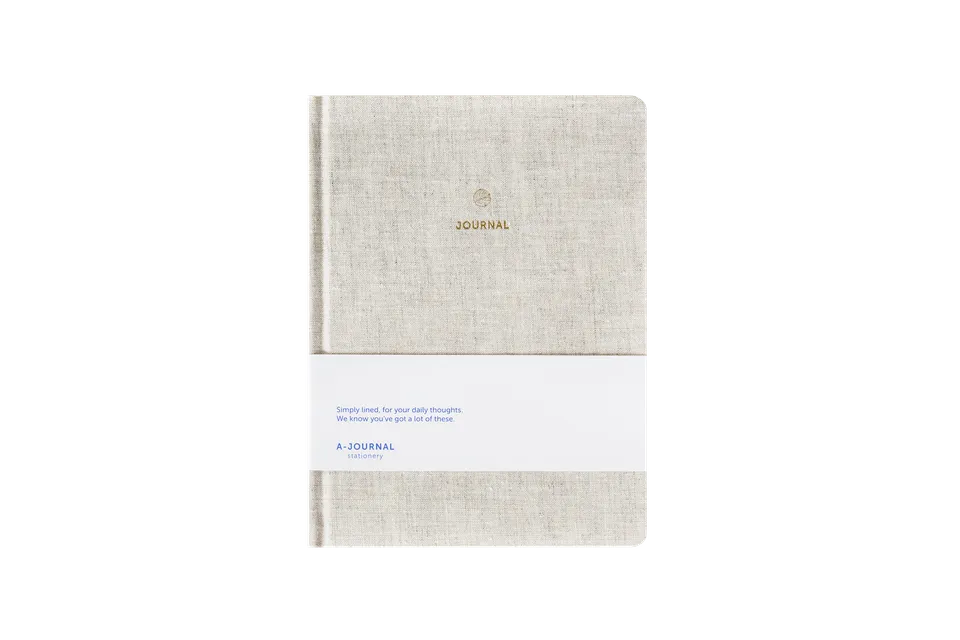 a-journal-notebooks-notizbuch-linen-leinen-a5 image 1