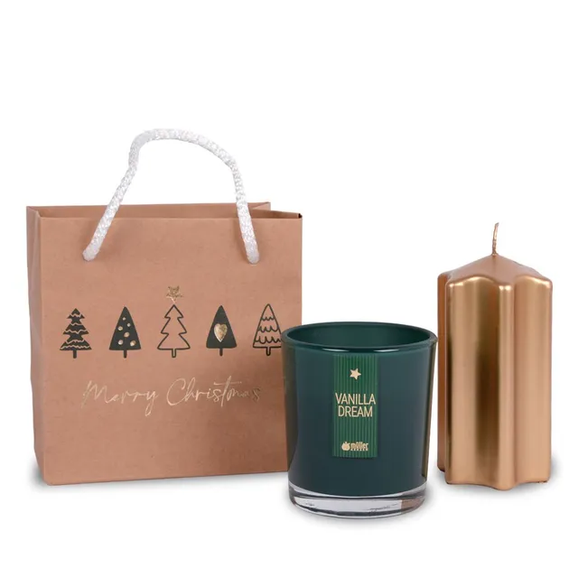 m-ller-kerzen-feste-geschenke-merry-christmas-pr-sent-set-gr-n image 1