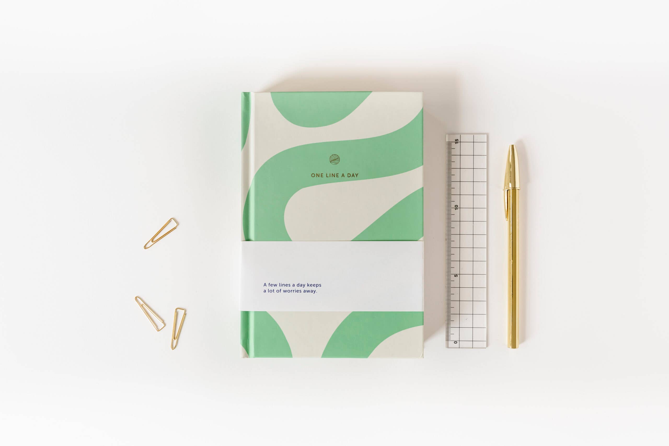 a-journal-one-line-a-day-flow-mint-5-jahres-tagebuch image 3
