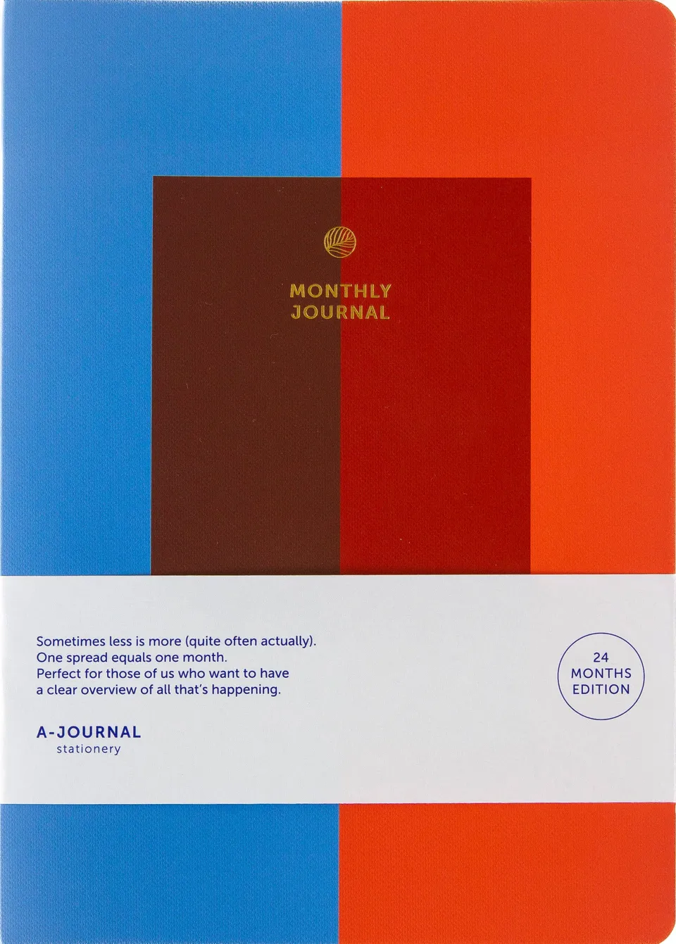 a-journal-months-monthly-diary-monatstagebuch-monatsplaner image 1