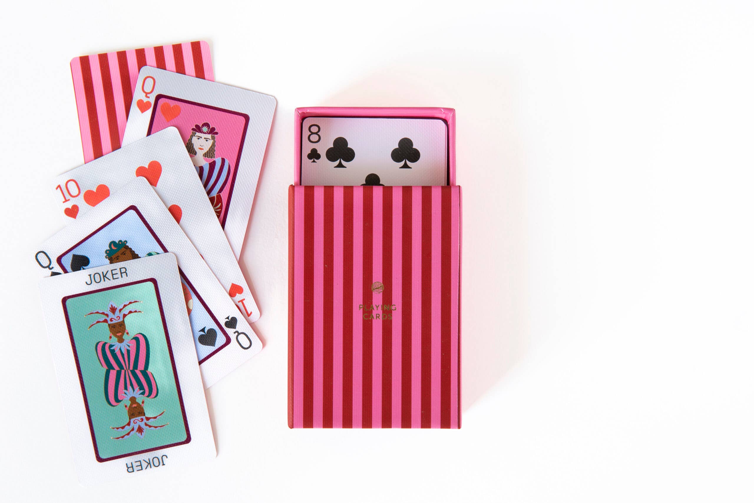 a-journal-playing-cards-spielkarten-stripes-red-pink image 3