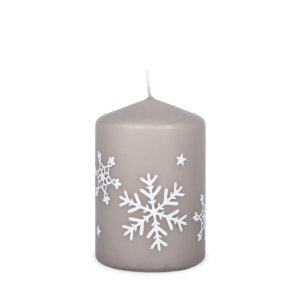 m-ller-kerzen-snowflake-stumpenkerze-100-68-weihnachten image 1