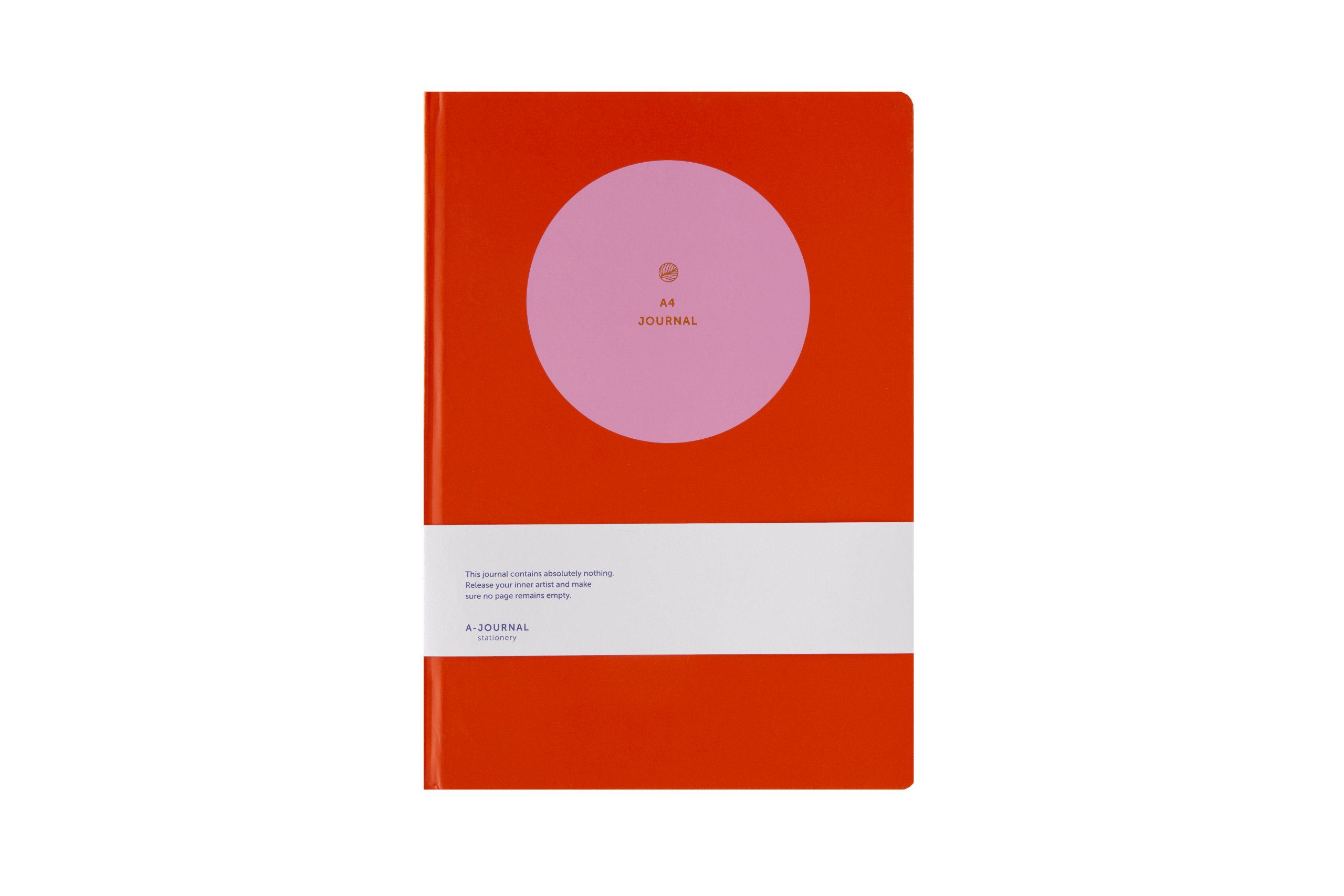 a-journal-sketchbook-a4-skizzenbuch-circle-pink-red image 1