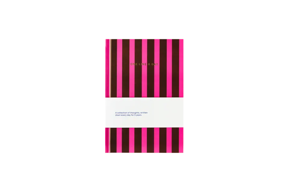 a-journal-one-line-a-day-stripes-tagebuch-5-jahre-liniert image 1