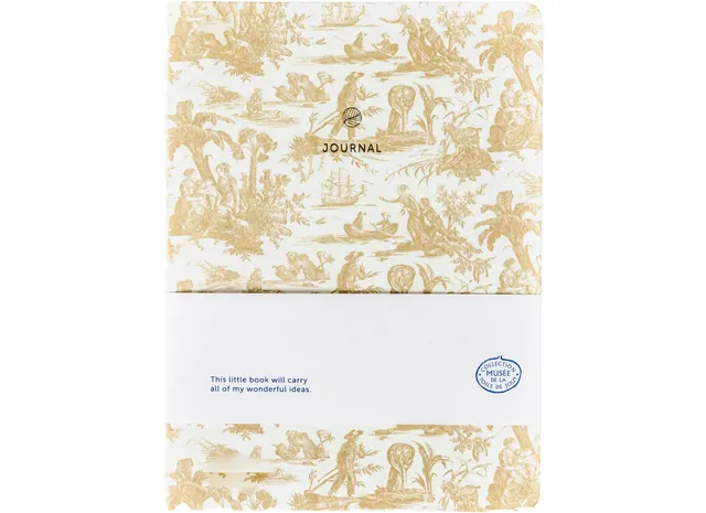a-journal-toile-de-jouy-notizbuch-gemustert-geschenk image 1