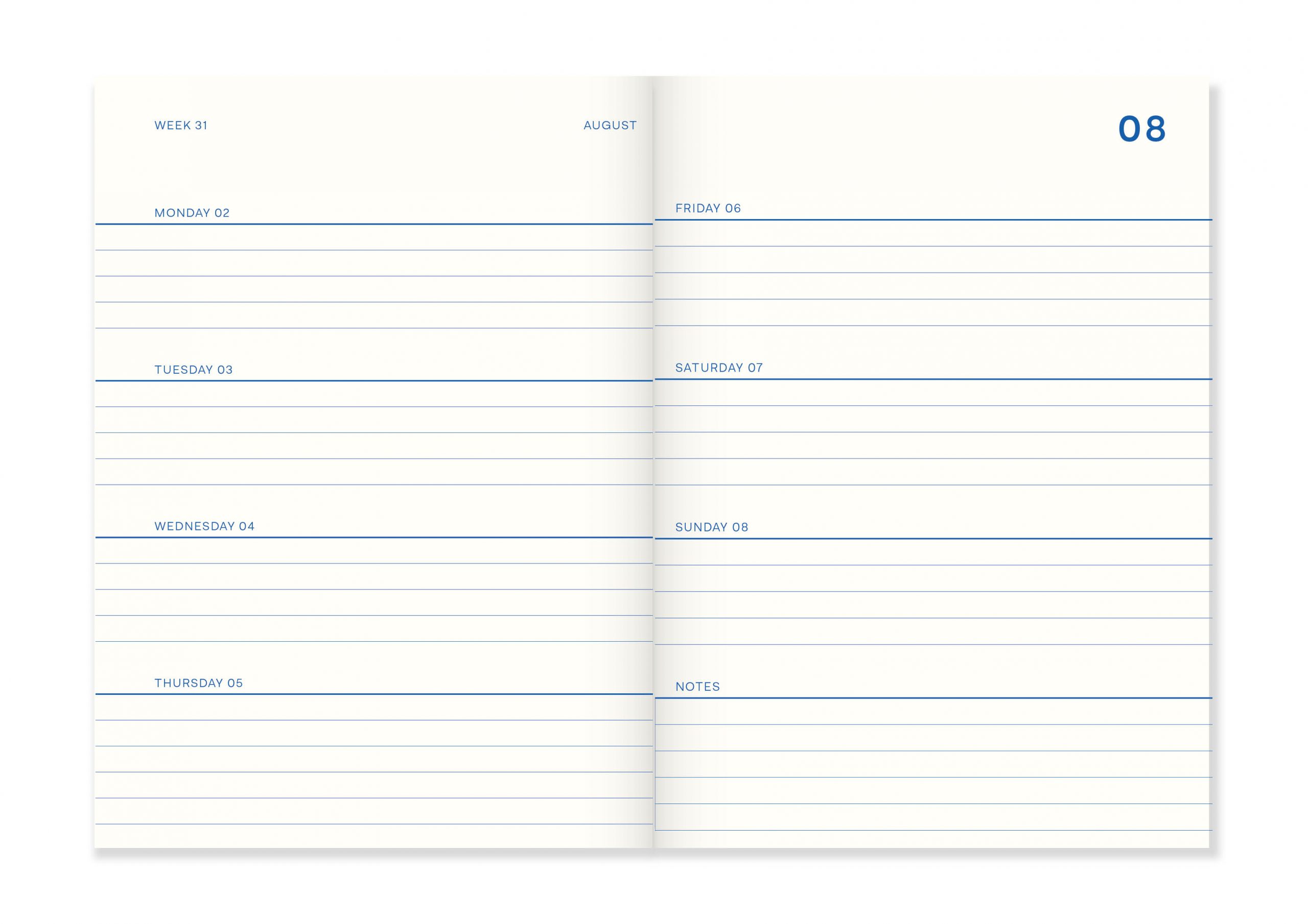 a-journal-fabrique-diary-tagebuch-daisies-2022 image 4