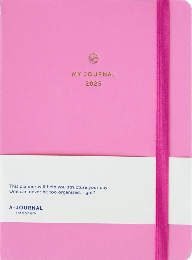 a-journal-my-journal-diary-2025-tagebuch-pink-rosa image 1
