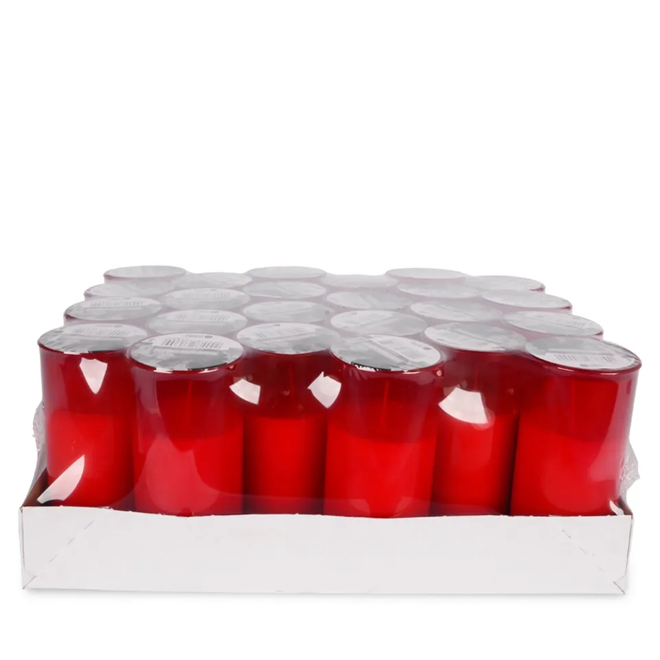 m-ller-kerzen-grabkerzen-kompo-l-nr-7-grablicht-rot-tray image 1